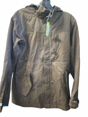 MEC Rain Jacket Small Brown