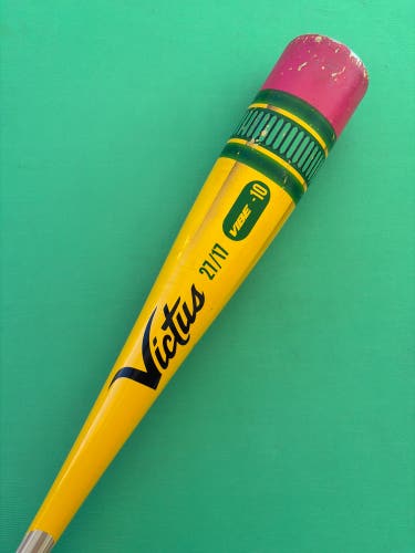 2024 Victus Vibe Alloy Bat USABat Certified (-10) Alloy 17 oz 27" (Used)