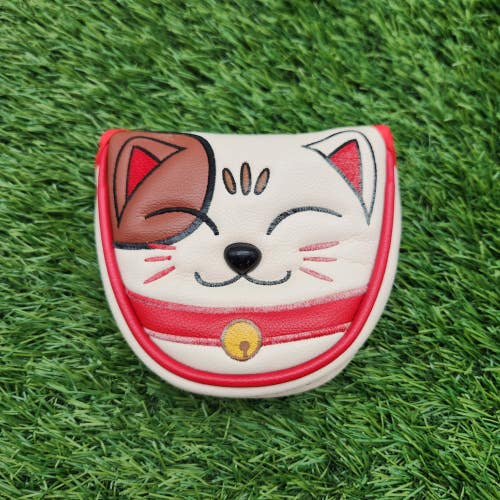 NRC HI KITTY GOLF MALLET PUTTER HEADCOVER GOOD