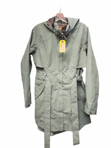 Eddie Bauer Rain Jacket Medium Mint Green