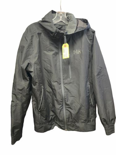 Helly Hansen Rain Jacket Size Medium Black