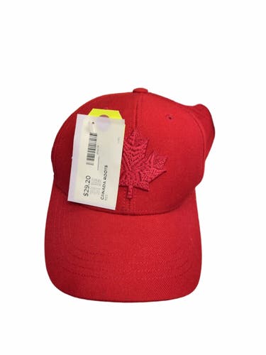 Roots Canada Roots O/S Red Maple Leaf Baseball Cap