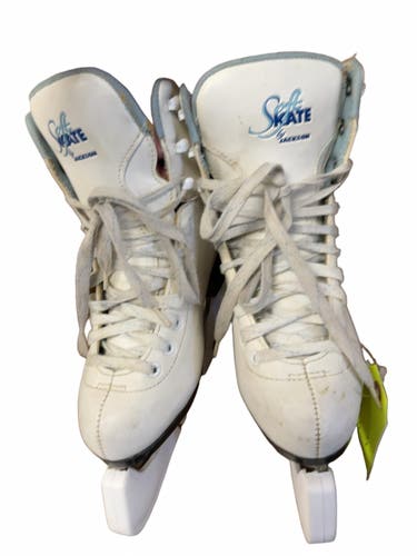 Jackson SoftSkate Size 3 White Figure Skates