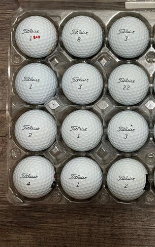 12 Titleist Pro V1 Golf Balls - 5A MINT CONDITION ONLY, 2025/2026 Model