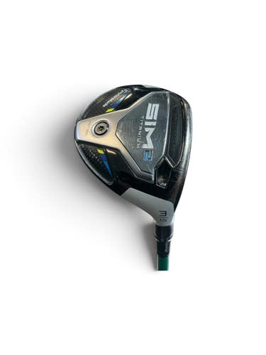 Used Taylormade SIM2 TITANIUM Mens Fairway Wood RH 3 Wood 11873-S000243760