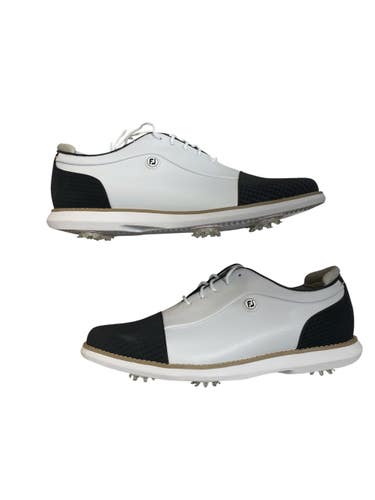 Used Foot Joy Mens Golf Shoes White Senior 10 11873-S000246803