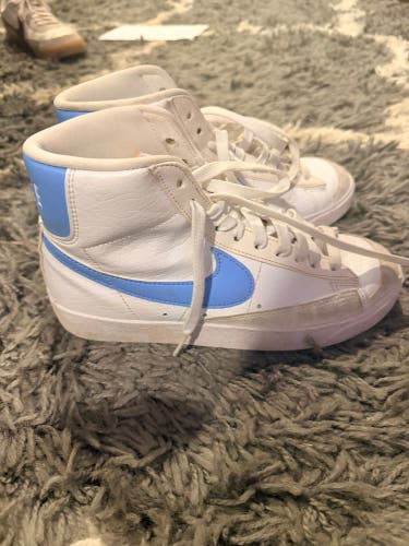 White Unisex Size M 5.5 (W 6.5) Adult Nike Dunk High Shoes (Used)