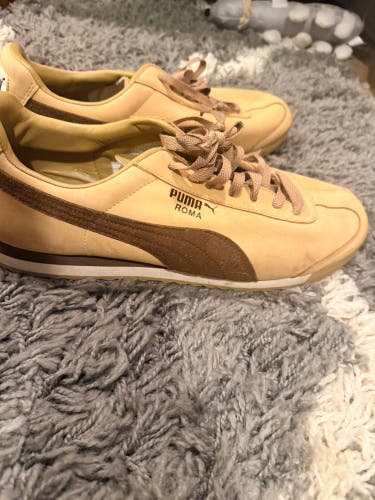 Brown Men's Size M 12.0 (W 13.0) Adult Puma Roma Shoes (Used)