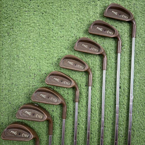 Ping Eye 2 Becu Beryllium Copper Iron Set 3-PW SW No 7 Iron ZZ Lite Steel