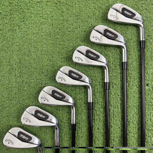 Callaway Rogue ST Pro Iron Set 5-PW AW Tensei Blue AV Series Regular -1/2 Short