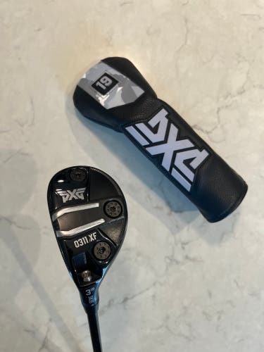 PXG 0311 XF GEN5 LH 3 Hybrid 19° Tensei AV Series White HY 85g Stiff Flex