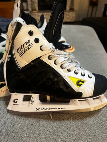 Pro Return KHL Stock Graf Ultra G7 LE Ice Hockey Skates Black/White