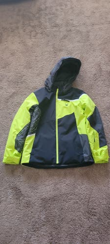 Yellow Unisex Youth Large Spyder Jacket (Used)