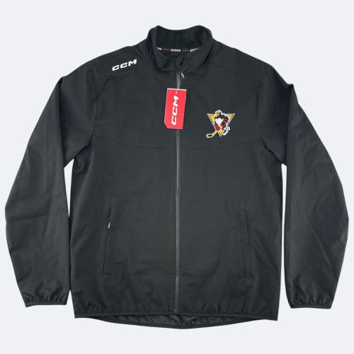 Pro Stock New Small CCM Rink Jacket Wilkes-Barre/Scranton Penguins