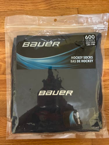 Blue Adult Unisex Small / Medium Bauer Socks (New)