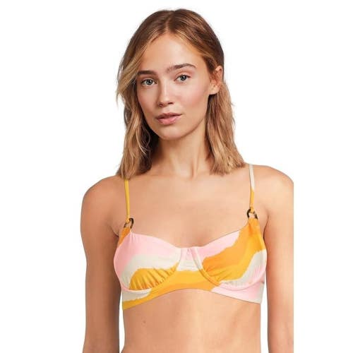 Maaji Paradiso Waves Archer Bikini Top Women's Small Multi Swimwear GBO3667