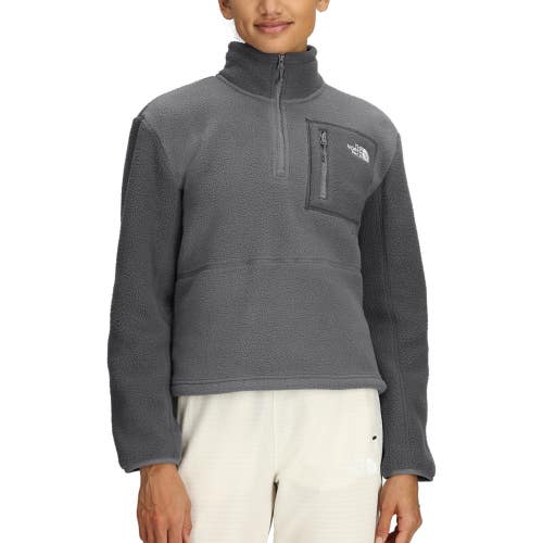 The North Face Yumiori Jacket Womens 2XL Smoked Gray Long Sleeve 1/4 Zip GBO3874
