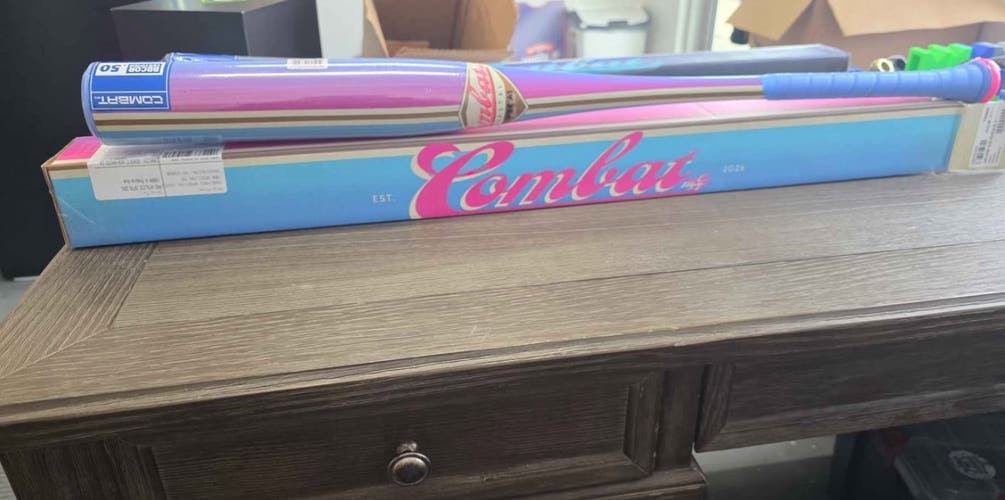 New COMBAT MFG Coastal Collective SPEC-A1 Jaws BBCOR Baseball Bat 33/30