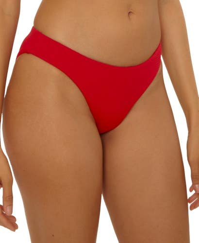 Becca Riviera Bikini Bottom Womens Medium Apple Stretch Hipster Swimwear GBO3699