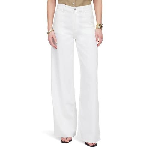 Madewell Jeans Women 27 Tile White Denim High Rise Superwide Leg Zip Fly GBO3895