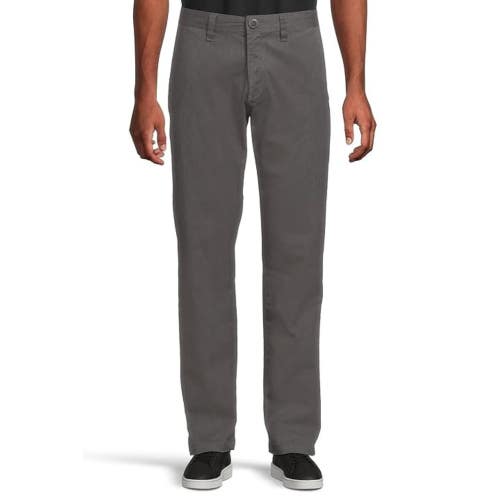 Volcom Frickin Modern Pants Men's 31 Gray Stretch Straight Leg Zip Fly GBO3666