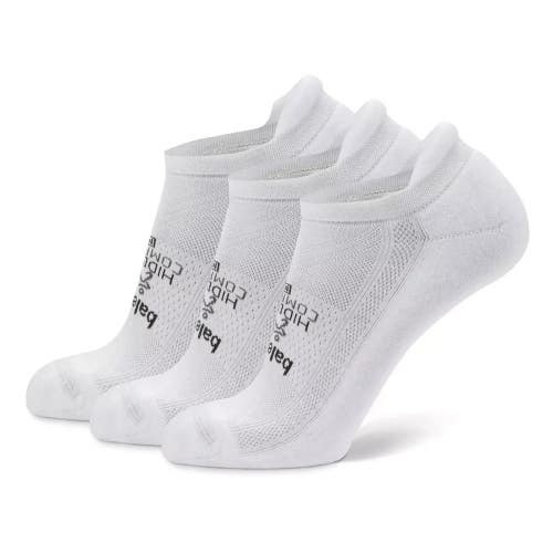 Balega Hidden Comfort Tab Socks Men's OS White Stretch No Show 3-Pack GBO3754