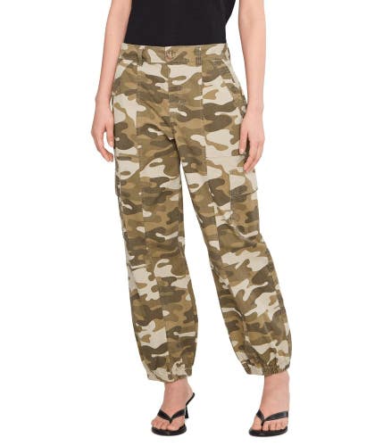 Sanctuary Vista Cargo Pants Women's 29 Canyon Camo Relaxed Fit Mid Rise GBO3869