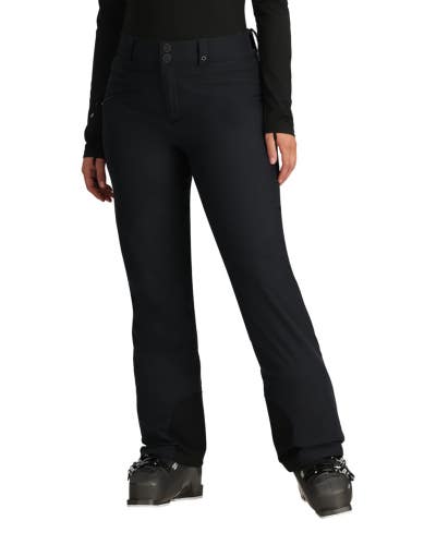 Obermeyer Malta Snow Pants Womens 18 Black Waterproof Flared Leg Outdoor GBO3746