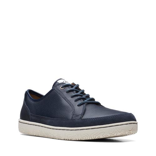Clarks Hodson Lace 26171711 Sneakers Men's 7 M Navy Leather Casual Shoes LIQ1759