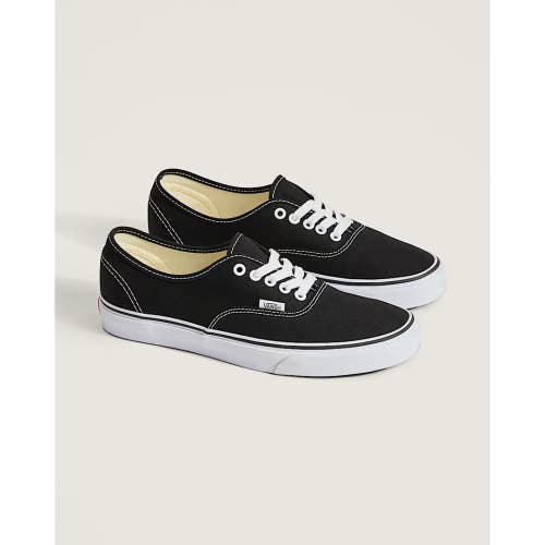 Vans Authentic VN000EE3-BLK Sneaker Mens 4 Black Canvas Lifestyle Shoes Hawk3360