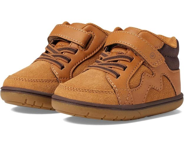 Stride Rite SRT Ames BB038801 Sneaker Kids 13 M Brown Suede Casual Shoe Hawk3361