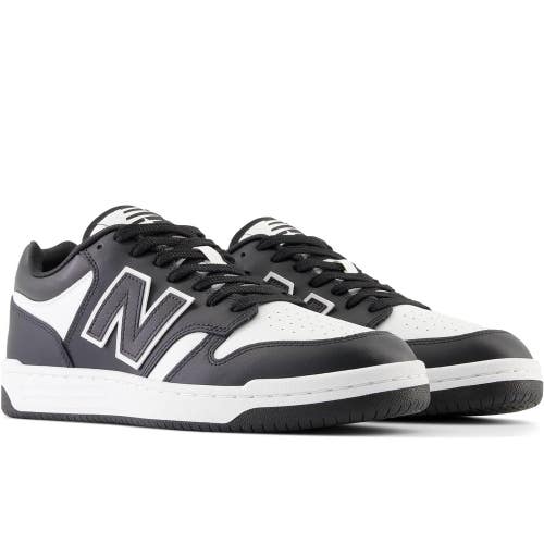 New Balance 480 BB480LBA Sneakers Men's US 6 White Black Lifestyle Shoes LIQ1913
