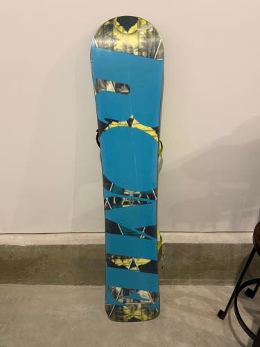 Men's Rome Agent Snowboard Freeride Medium Flex Directional Twin 155 cm (Used)