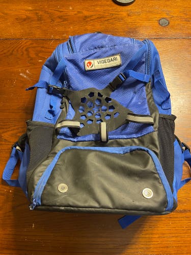 Royal blue softball baseball backpack