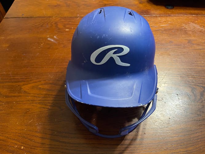 Rawlings softball helmet royal blue Jr size