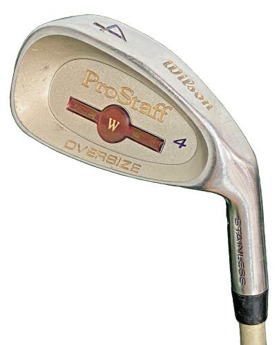 Wilson ProStaff Oversize 4 Iron RH Low Kick Ladies Graphite 37.5" Factory Grip