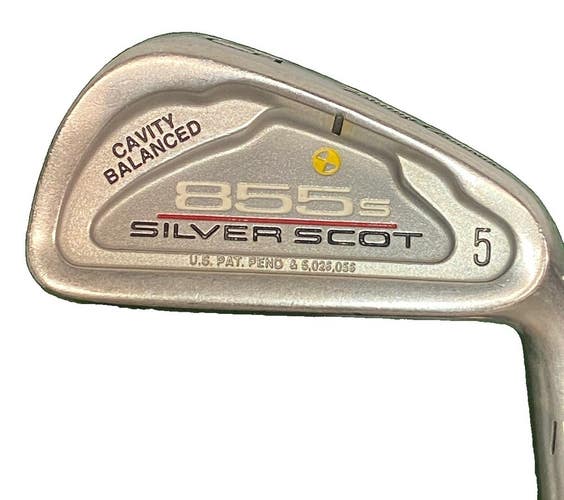 Tommy Armour 855s Silver Scot 5 Iron RH Tour Step II Regular Steel 38" Nice Grip