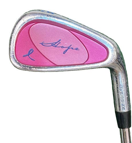 Wilson Hope Pink Ribbon Oversize 5 Iron RH Ladies Flex Steel 37" New Velvet Grip