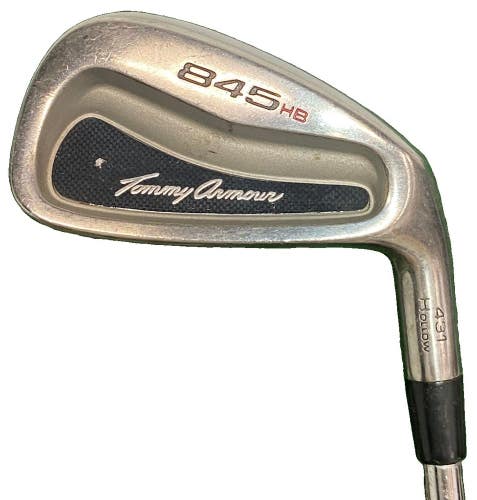 Tommy Armour 845 HB 6 Iron 431 Hollow RH Men's Stiff Steel 37" Nice Wrap Grip