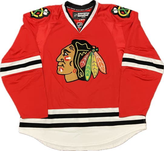 Chicago Blackhawks Blank Reebok Edge 1.0 NHL Hockey Jersey Size 54