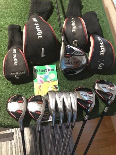Adams Tight Lies Plus Full Set D, 3W, 5W, 4H, 5H, 6-9i Regular Graph/Steel READ