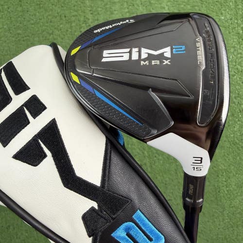 Taylormade Sim 2 Max 3 Wood 15 Ventus Blue FW 6-S Stiff Flex 43.25