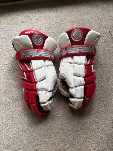 Maverik M4 Lacrosse Gloves (Used)