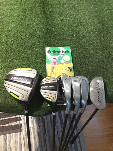 Top Flite Juniors Full Set (Driver, Hybrid, 7i, 9i, SW, Putter) Graphite Shafts