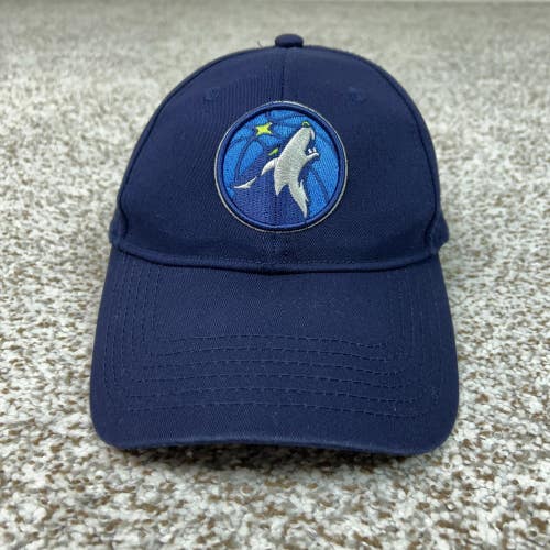 Minnesota Timberwolves Hat Cap Strap Back Mens Blue NBA Basketball Dad Hat Logo