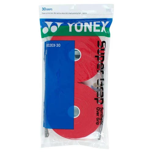 Yonex Super GRAP Racquet Overgrip ( Red) – 30Grips