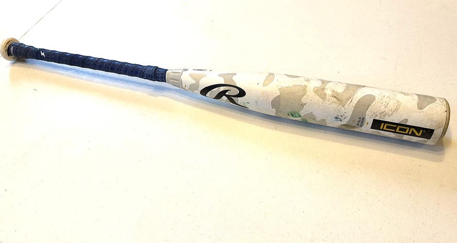 2025 Rawlings Icon Composite USSSA Certified Bat (-8) 22 oz 30" (Used)