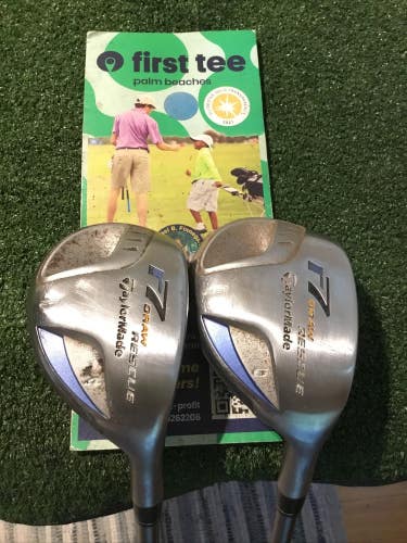 Taylormade Ladies R7 Draw Rescue Hybrids Set (4H & 6H) REAX 45 Graphite Shafts