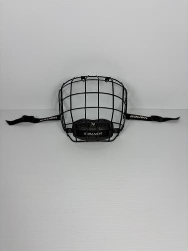 New Small Bauer Profile II Full Cage - Black/White
