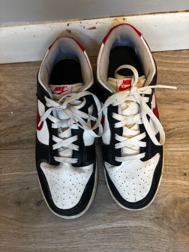 Black Men's Size M 10.0 (W 11.0) Nike Dunk Low Shoes (Used)